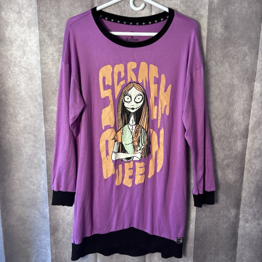 Nightmare Before Christmas Sleepwear Disney Size Medium‎ Lightweight Cute